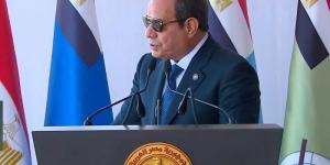 الرئيس السيسي: السلام خيار استراتيجي لمصر والحرب استثناء