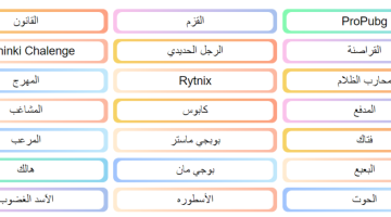 اسماء ببجي مزخرفة فخمة