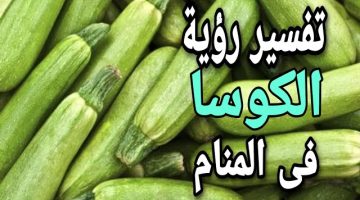 رؤية الكوسا في المنام 1