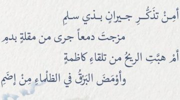 قصيدة نهج البردة لأحمد شوقي