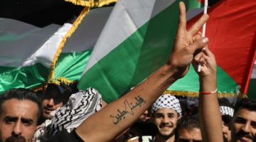 موضوع تعبير عن التضامن مع الشعب الفلسطيني