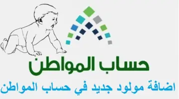 إضافة مولود جديد في حساب المواطن