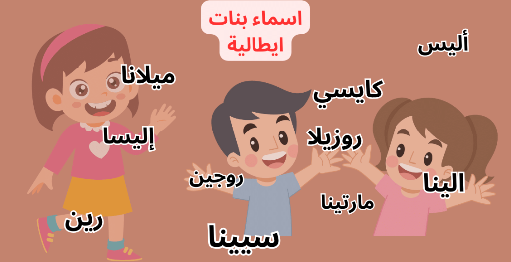 اسماء بنات ايطالية