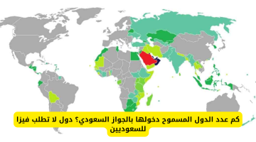 الدول المسموح لها بالدخول بالجواز السعودية