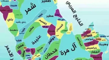 تعداد القبائل في السعودية