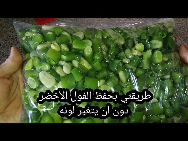 طريقة تفريز الفول الأخضر.. كم مدة سلق الفول الاخضر للتفريز؟