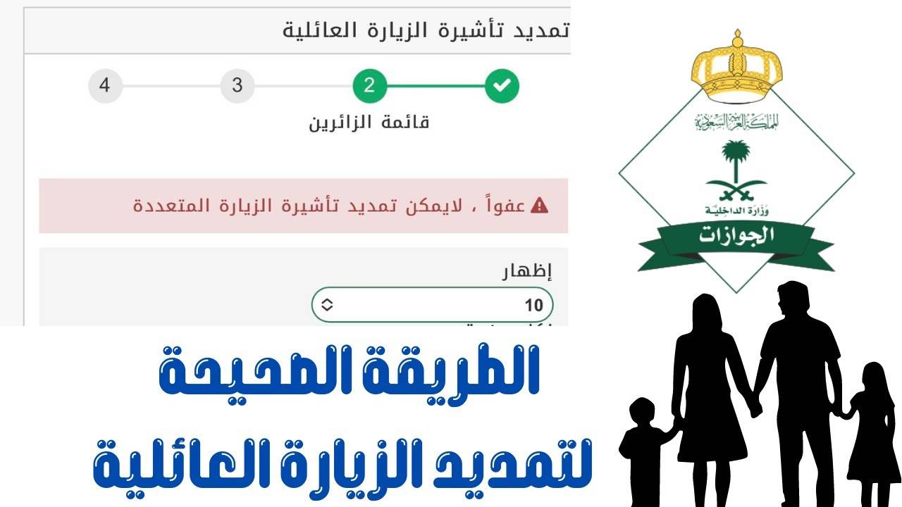 تمديد الزيارة العائلية في السعودية بهذه الشروط والمتطلبات