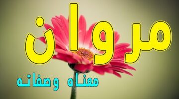 معنى اسم مروان