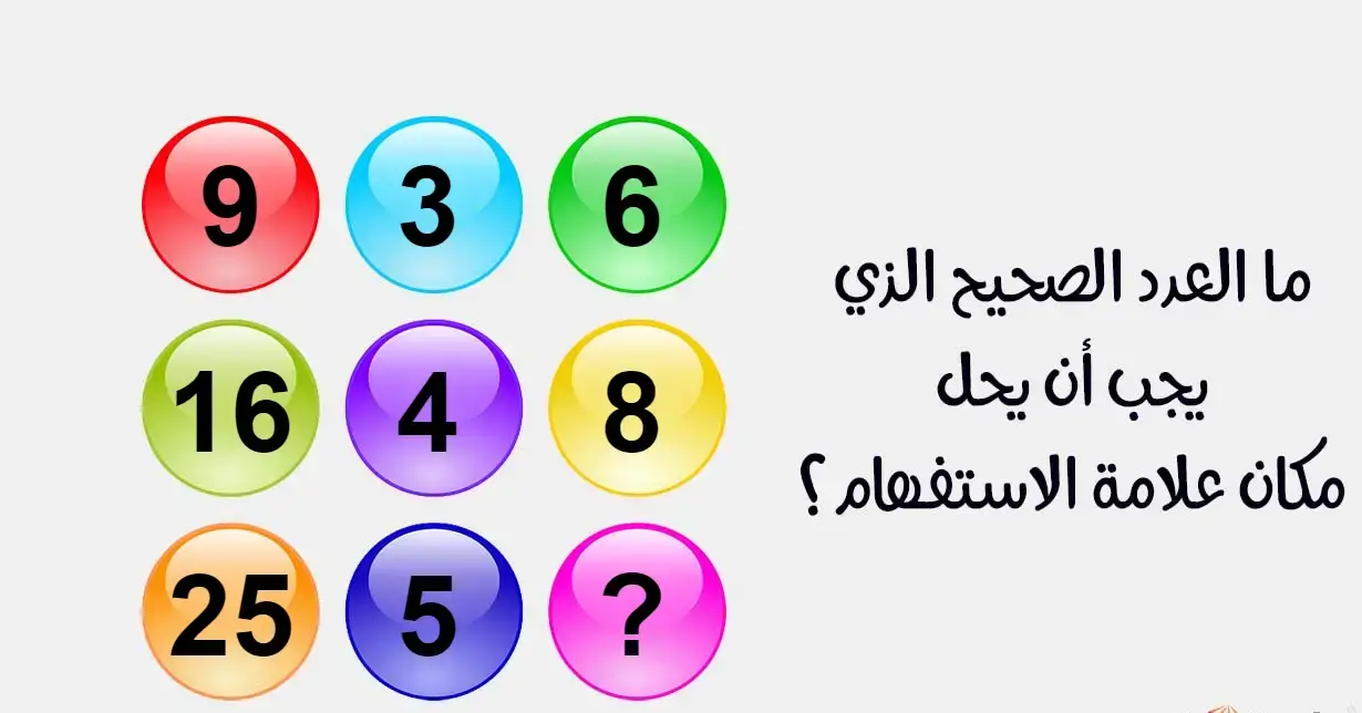 ألغاز رياضيات بالصور +45 أسئلة مع الحل