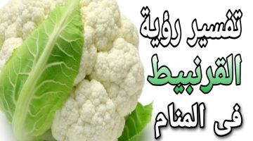 تفسير القرنبيط الأخضر