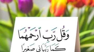 دعاء للوالدين من القران