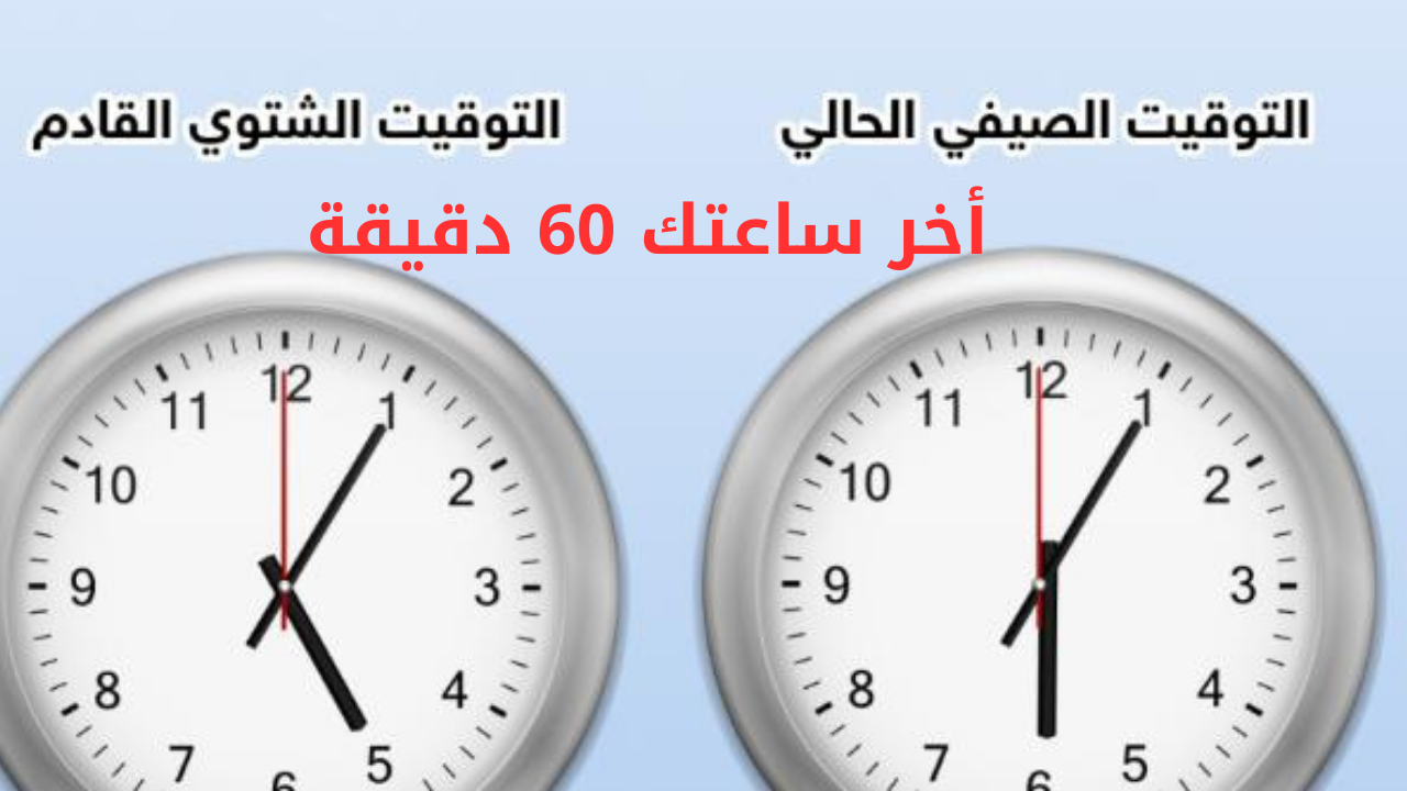 موعد بدء التوقيت الشتوي في مصر 2024 هل تغيرت الساعة؟