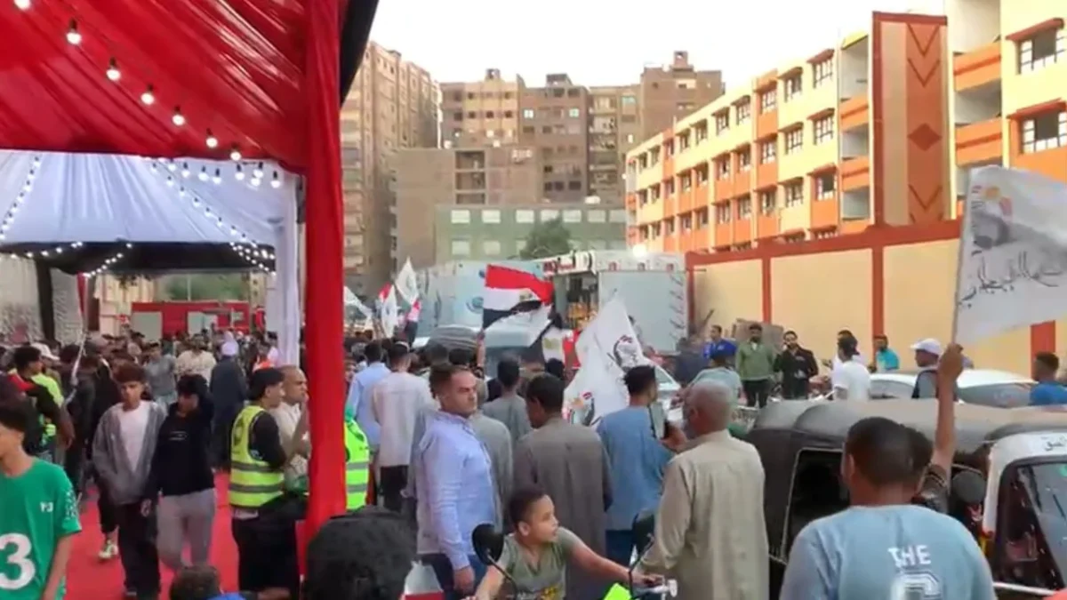 شباب الهرم ينظمون مظاهرة حاشدة لدعم المشاركة في انتخابات مجلس النواب