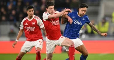 أرسنال يتصدر الدوري الإنجليزي مجددًا بعد انتصاره القوي على إيفرتون