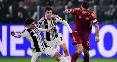 يوفنتوس ينتصر على روما 2-1 في مباراة مثيرة بالجولة الـ16 من الدوري الإيطالي