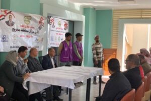 سكرتير عام مساعد مطروح يتفقد قافلة مطروح الخير بسيدي عبد الرحمن