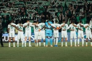 الأهلي يتقدم على ضمك بهدف فرانك كيسي في الشوط الأول.. فيديو