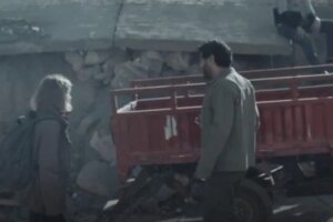 مسلسل صحاب الأرض الحلقة 6.. شاحنات المساعدات الإنسانية تتكدس أمام معبر رفح