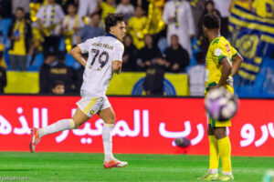 المرة الخامسة.. فيليش يكتسح التصويت
                                                2026.03.15 | 05:21 pm
                                                انتزع البرتغالي جواو فيليش، لاعب فريق النصر الأول لكرة القدم، نجومية الجولة للمرة الخامسة في دوري روشن السعودي الموسم الجاري، وفق أصوات نخبة من محللي «الرياضية».
ونال النجم البرتغالي سبعة أصوات من أصل ثمانية بعد أن  ...