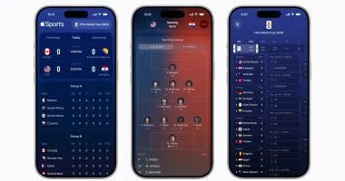 آبل تستعد لإطلاق Apple Sports بتحديث شامل لمتابعة كأس العالم 2026