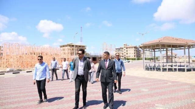 استعدادات مكثفة في مدينة جمصة، نائب محافظ الدقهلية يزور المدينة للاطمئنان على العيد