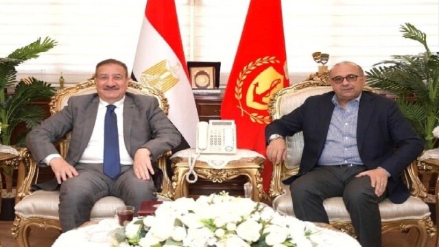 استعراض آفاق التعاون المشترك بين أبو ليمون ورئيس الغرفة التجارية ببورسعيد