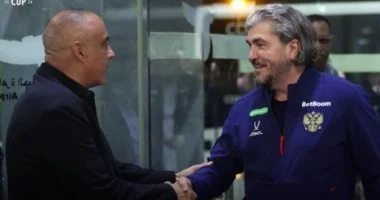 استقبل محمد يحيى لطفي رئيس المتحدة للرياضة منتخب روسيا استعدادًا لمواجهة ودية مع مصر