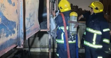 الحماية المدنية تتدخل سريعًا وتسيطر على حريق واسع بمطعم في مدينة نصر