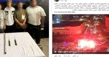 الداخلية تنجح في إلقاء القبض على محدثي الفوضى في فيديو الألعاب النارية