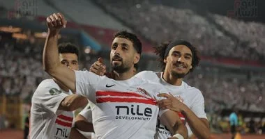 الزمالك يتفوق على اتحاد العاصمة بهدف الدباغ في الشوط الأول للنهائي الكونفدرالي