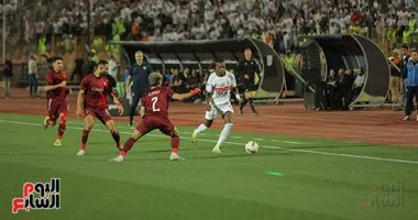 الزمالك يتفوق على سيراميكا بهدف ويتجه نحو درع الدوري بعد 45 دقيقة