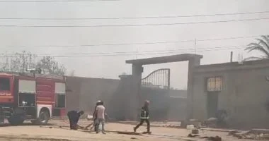 اندلاع حريق في مصنع بانيوهات بطريق بلبيس العاشر واستدعاء 4 سيارات إطفاء