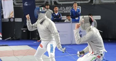 انطلاق اليوم الأخير لمنافسات كأس العالم لسلاح السيف للرجال في القاهرة
