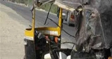 انقلاب توك توك بالدقهلية يتسبب في إصابة أربعة أشخاص بجروح متفاوتة