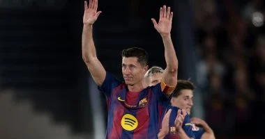برشلونة يسجل انتصارًا ساحقًا على ريال بيتيس ويودع ليفاندوفسكي بشكل مثير