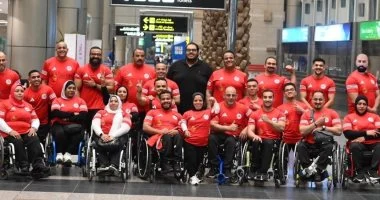 بعثة رفع الأثقال البارالمبية تغادر إلى الجزائر للمشاركة في بطولة أمم أفريقيا