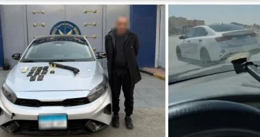 بلطجي يدهس سيارة موظفة توثق لحظة اعتدائه على فتاة باستخدام خرطوش