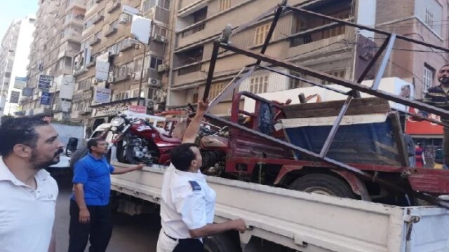 تحرك عاجل بالإسكندرية لمواجهة الإشغالات: الحفاظ على 123 حالة ضبط وتثبيت تمركزات بشارع الجلاء