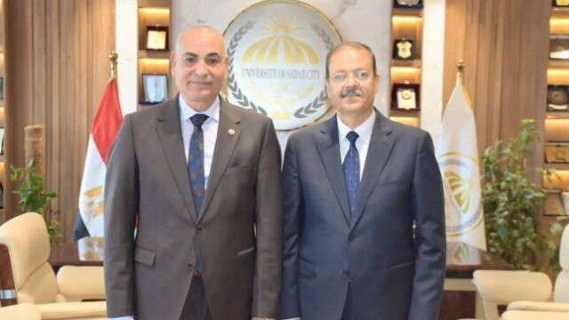 تسارع وتيرة الإنجاز في مجمع الكليات الجديد بجامعة مدينة السادات تحت إشراف رئيس الجامعة