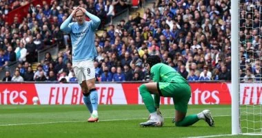 تشيلسي ومان سيتي يتعادلان سلبياً في الشوط الأول من نهائي كأس الاتحاد الإنجليزي