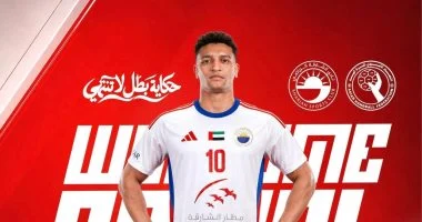 تعاقد الشارقة الإماراتي مع لاعب الزمالك هشام صلاح للمشاركة في البطولة الآسيوية