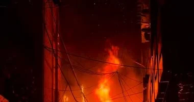 تفاصيل أسماء الضحايا المتوفين بحريق هائل في عقار الكوم الأحمر بأوسيم