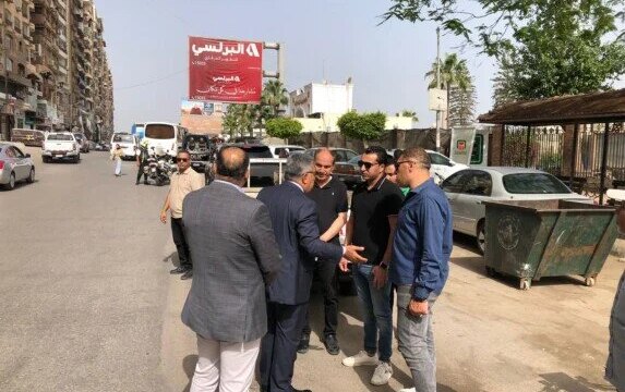 جولة ميدانية لمحافظ الدقهلية في شوارع المنصورة لمتابعة سير العمل بالمحافظة