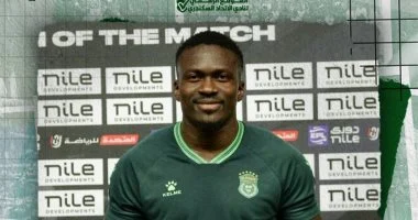 جون إيبوكا يتألق كأفضل لاعب في مباراة الاتحاد السكندري ضد الإسماعيلي