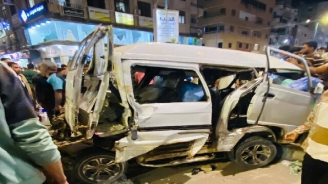 حادث تصادم مروع في مرسى مطروح يسفر عن إصابة 6 أشخاص وتحطيم سيارات عديدة