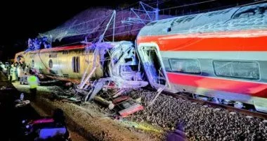 حكم بالسجن 10 سنوات على سائق قطار المنيا وبراءة أربعة في الحادث