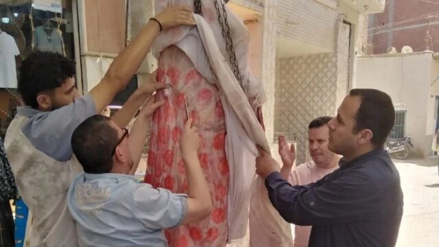 حملات مفاجئة في الشرقية تسفر عن ضبط لحوم مذبوحة خارج السلخانة ومواد غذائية غير مصنفة