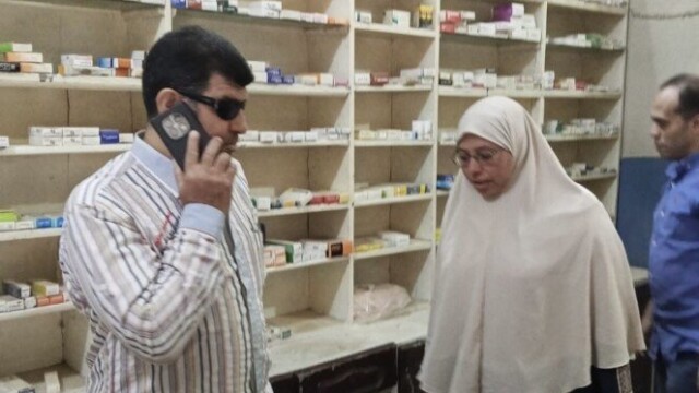 حملة تفتيشية ناجحة تضبط صيدلية غير مرخصة وتكتشف أدوية مجهولة المصدر في بني سويف