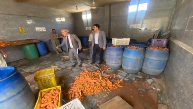 حملة مكثفة تسفر عن ضبط 26 طن مخللات غير صالحة للاستهلاك الآدمي في الشرقية