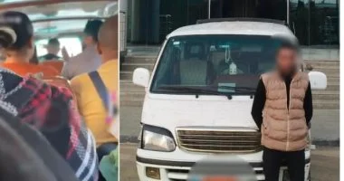 سائق ميكروباص بالجيزة يسير عكس الاتجاه بهدف اختصار الطريق وينتج عنه حادث مؤسف
